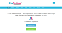 Desktop Screenshot of citaspositivas.com